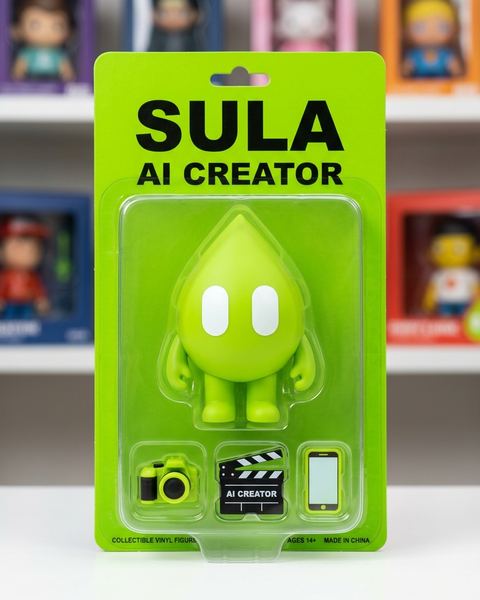 Sula mascot as action figure
